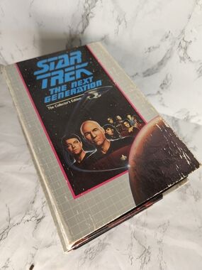 Star Trek: The Next Generation VHS tapes from the iconic Columbia House Video Co